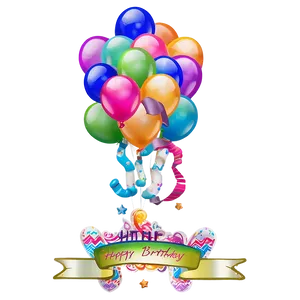 Cute Happy Birthday Cake Topper Png Ftb20 PNG Image