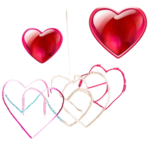 Cute Heart Overlay Png Kau70 PNG Image