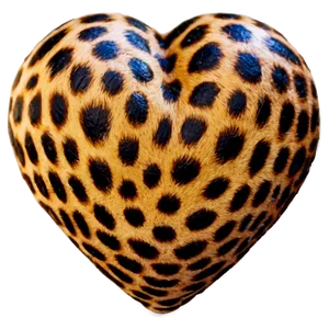 Cute Leopard Heart Picture Png Lqe PNG Image