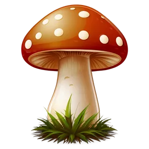 Cute Mushroom Cartoon Png Jwu PNG Image