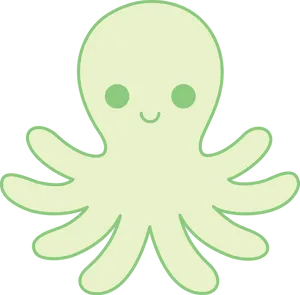 Cute Octopus Cartoon PNG Image