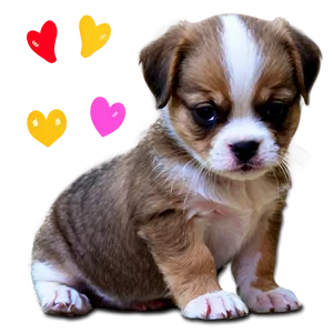 Cute Puppy Picture Png Upm PNG Image