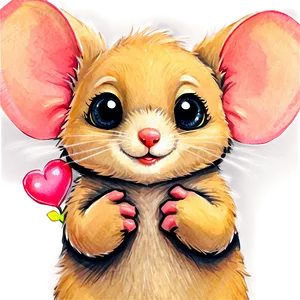 Cute Rat Friends Png Qti PNG Image