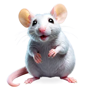 Cute Rat With Flower Png Yfy19 PNG Image