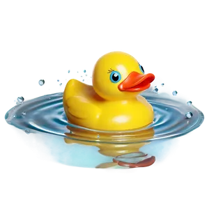 Cute Rubber Duck Bath Toy Png Ixv63 PNG Image