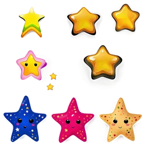 Cute Star Clipart Png Gey PNG Image