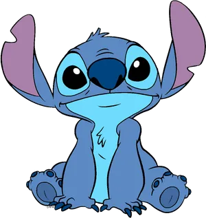 Cute_ Stitch_ Character_ Illustration PNG Image