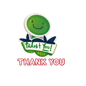 Cute Thank You Stickers Png 6 PNG Image