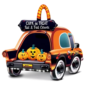 Cute Trunk Or Treat Png Xyb PNG Image