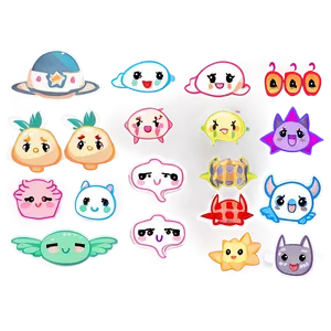 Cute Tumblr Stickers Png Xel PNG Image