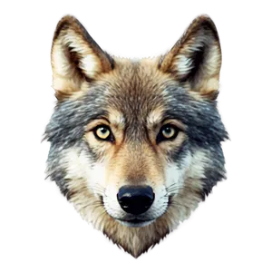 Cute Wolf Pup Face Png 06292024 PNG Image