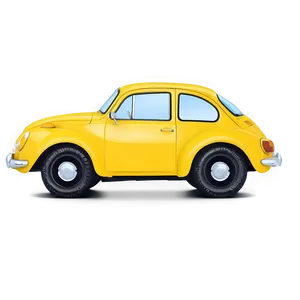 Cute Yellow Car Picture Png 88 PNG Image