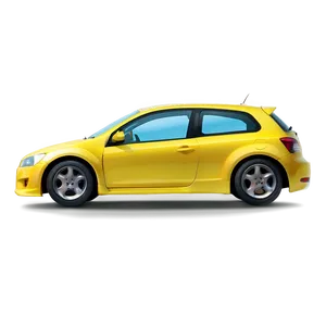 Cute Yellow Car Picture Png Mym PNG Image