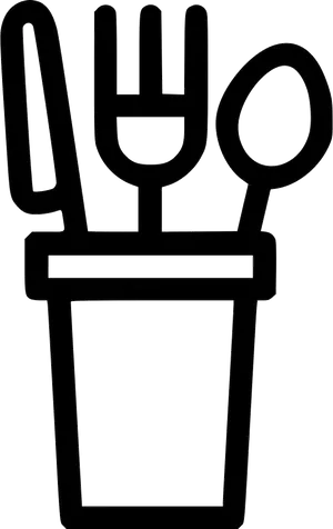 Cutlery Icon Graphic PNG Image
