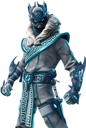 Cyber Ninja Character Cosmetic PNG