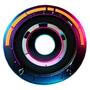 Cyberpunk Aesthetic Disc Png Umr PNG Image