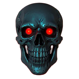 Cyberpunk Black Skull Design Png 06202024 PNG Image