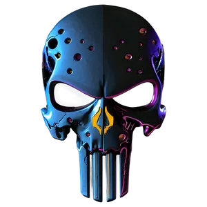 Cyberpunk Punisher Skull Png 06252024 PNG Image