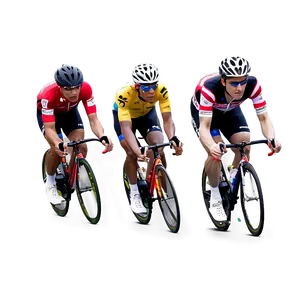 Cycling Team In Formation Png Qig PNG Image