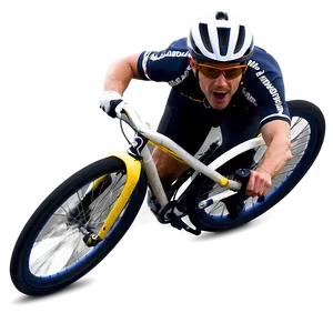 Cyclist Performing Stunt Png 52 PNG Image