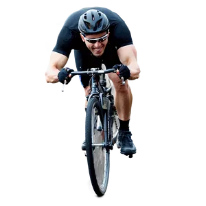 Cyclist Performing Stunt Png Pku36 PNG Image