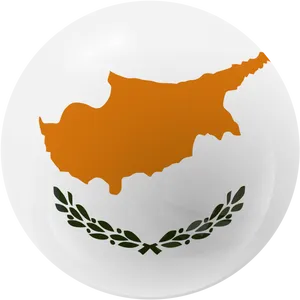 Cyprus Mapon Button Design PNG Image