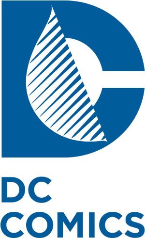 D C Comics Logo Blue Background PNG Image