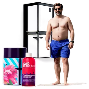 Dad Bod Summer Ready Png 32 PNG Image