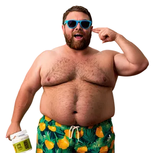 Dad Bod Summer Ready Png Peg PNG Image