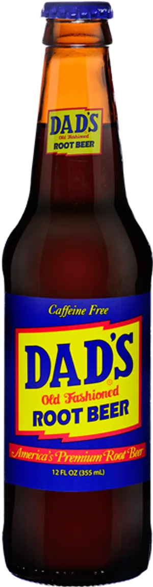 Dads Root Beer Bottle PNG Image