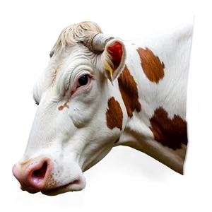 Dairy Cow Head Graphic Png Pvb PNG Image