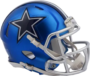 Dallas Cowboys Helmet Iconic Design PNG Image