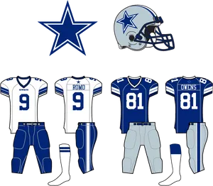 Dallas Cowboys Uniformsand Logo PNG Image