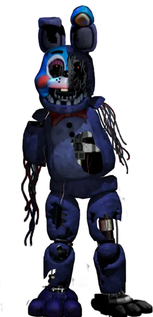 Damaged Bonnie F N A F PNG Image