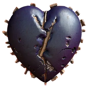 Damaged Heart Emoji Png Stg72 PNG Image