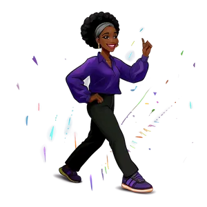 Dancing Black Girl Cartoon Png 82 PNG Image