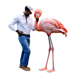 Dancing Flamingo Couple Png Ltm PNG Image