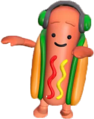 Dancing_ Hotdog_ Character PNG Image