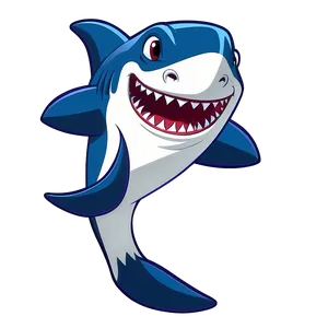 Dancing Shark Cartoon Png Tmn PNG Image