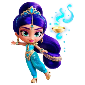 Dancing Shimmer And Shine Characters Png 61 PNG Image