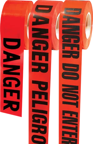 Danger Do Not Enter Warning Tape PNG Image