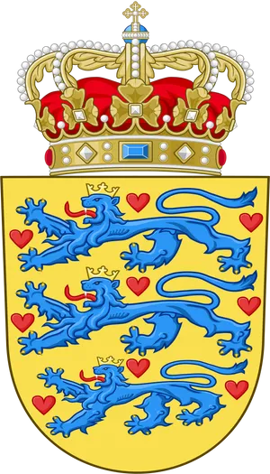 Danish Royal Coatof Arms PNG Image