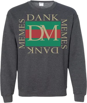 Dank Memes Sweatshirt Design PNG Image