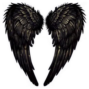 Dark Angel Wings Clipart Png 06232024 PNG Image