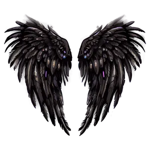 Dark Angel Wings Clipart Png Dra PNG Image