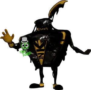 Dark_ Animated_ Demon_ Character PNG Image