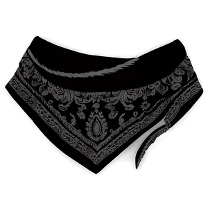 Dark Black Bandana Png Btr PNG Image