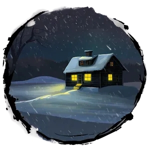 Dark Blizzard Night PNG 87 PNG