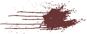 Dark Blood Splatter Texture PNG Image