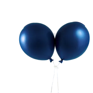 Dark Blue Balloons Png Tft PNG Image